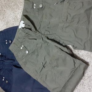 Loft by Ann Taylor 2 pairs capris petite